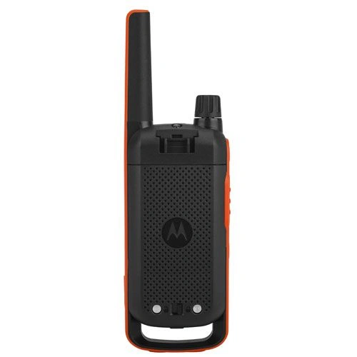 מכשיר קשר Motorola Talkabout T82 – מבט אחורי עם קליפס נשיאה